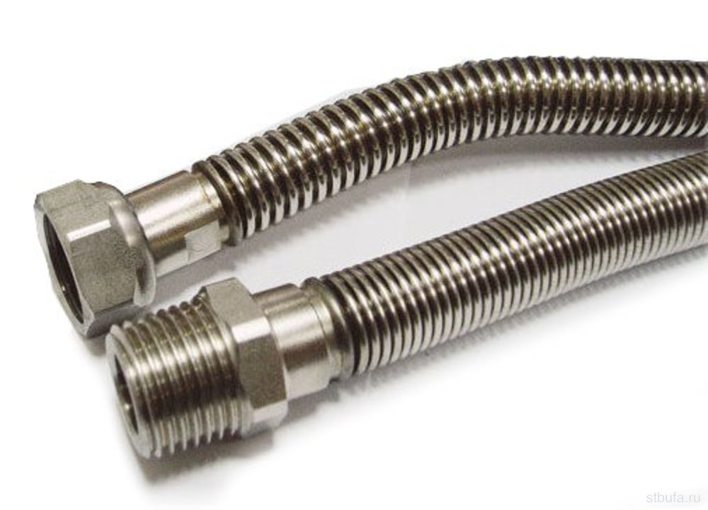 Подводка для газа Сильфонная Магистраль 1/2" 60 см г/ш (10/100)