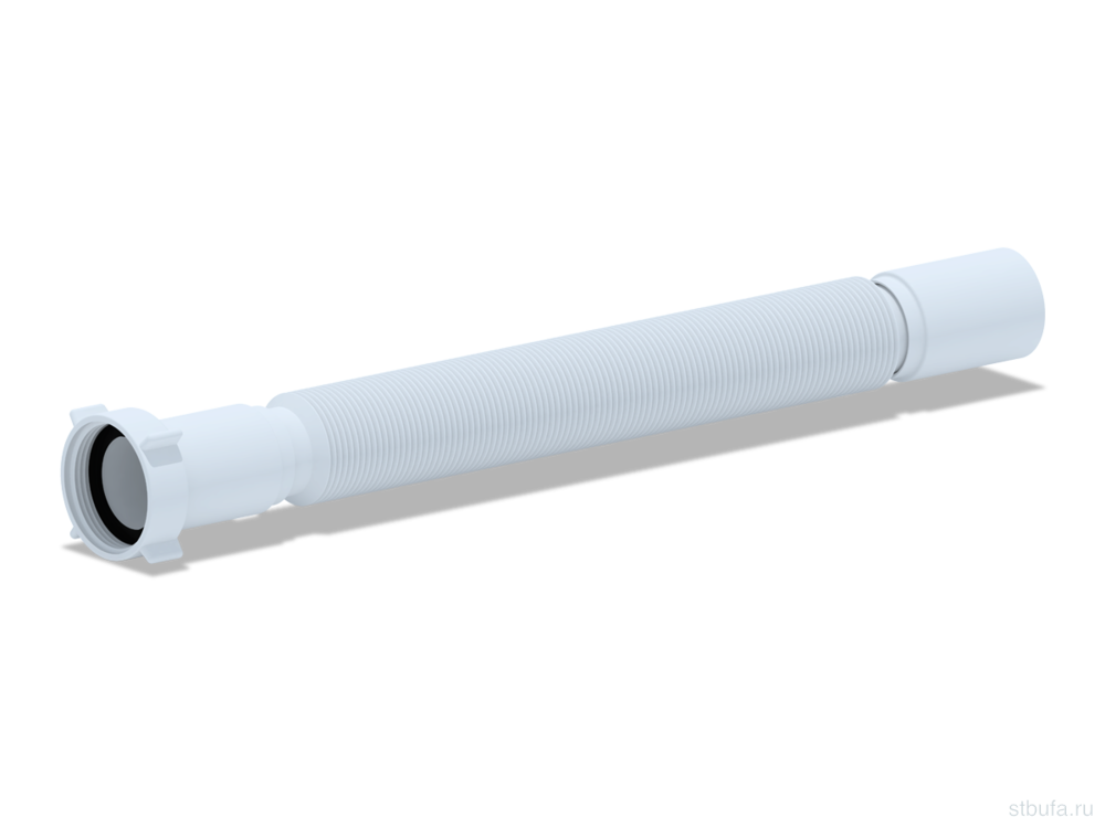 Труба гибкая 1 1/2"*40 удлиненная (495-1325мм) К114 АНИ (60)