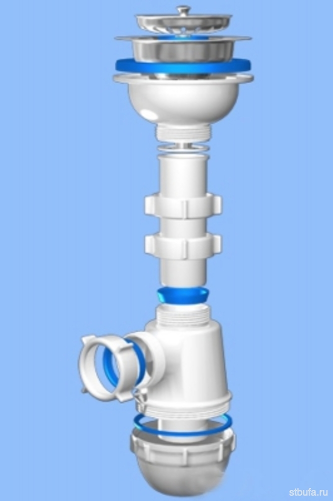 Сифон 3 1/2" * 40 Ani Грот (А0150) (30)