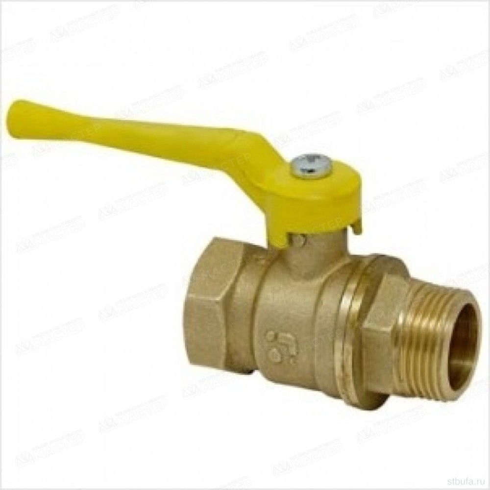 Кран шар. ГАЗ 3/4" г/ш ручка ДУ-20, Standart БОЛОГОЕ
