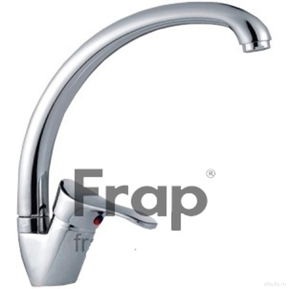 Смеситель FRAP кухня шар. бок. ручка F4114-B БЕЗ ПОДВОДКИ (1/10)