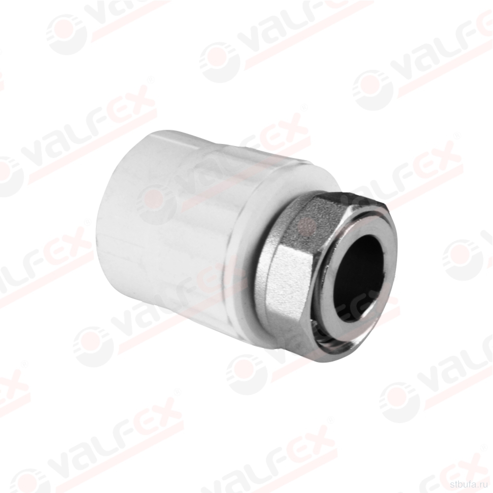 ППРС (полипропилен) Муфта с накидной гайкой D20*1/2, Valfex (30/150)