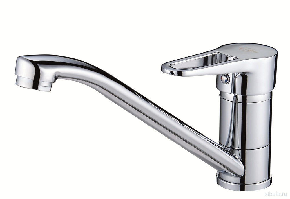 Смеситель GLAUF/Solone кухня керам.35мм, шпилька, 4L-A045 (в кор.20/в упак.2)