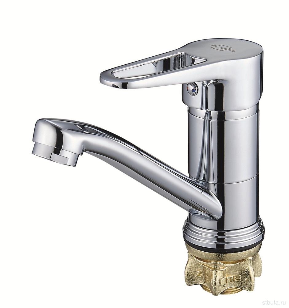 Смеситель GLAUF/Solone кухня керам.35мм,гайка кор.излив 4F-В045 (в кор.20/в упак.2)