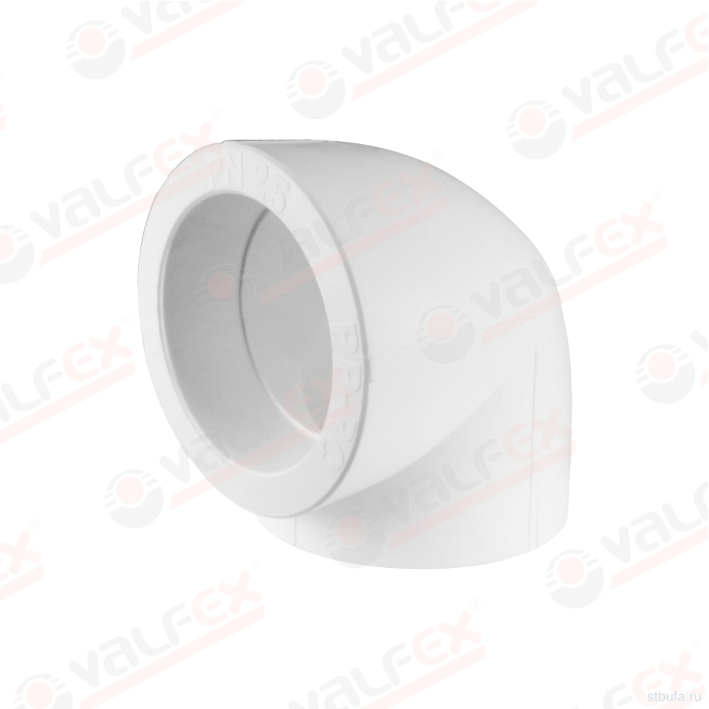 ППРС (полипропилен) Угольник D63/90* (5!/20) Valfex