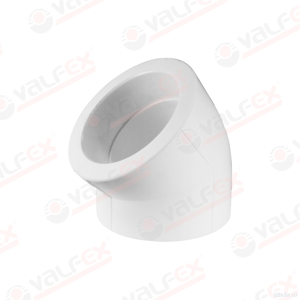 ППРС (полипропилен) Угольник D63/45* (5!/20) Valfex