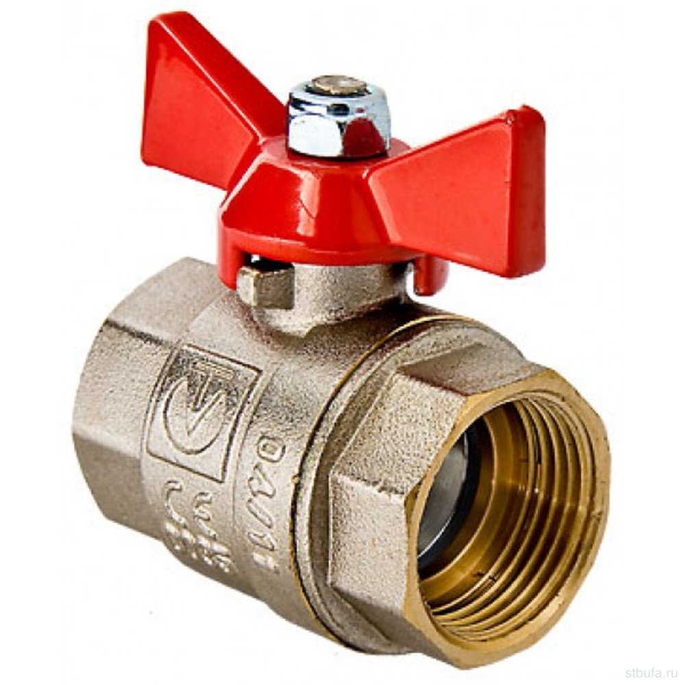 Кран шар. 1/2" г/г бабочка VALTEC BASE