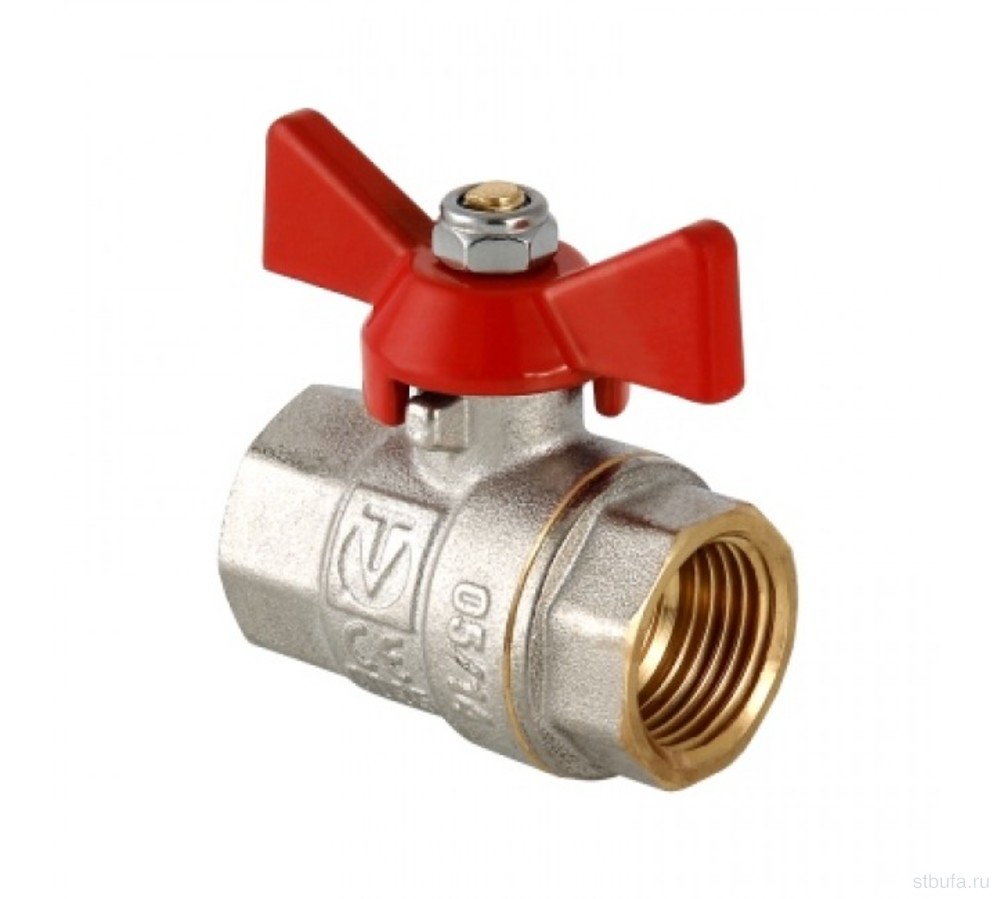 Кран шар. 3/4" г/г бабочка VALTEC BASE