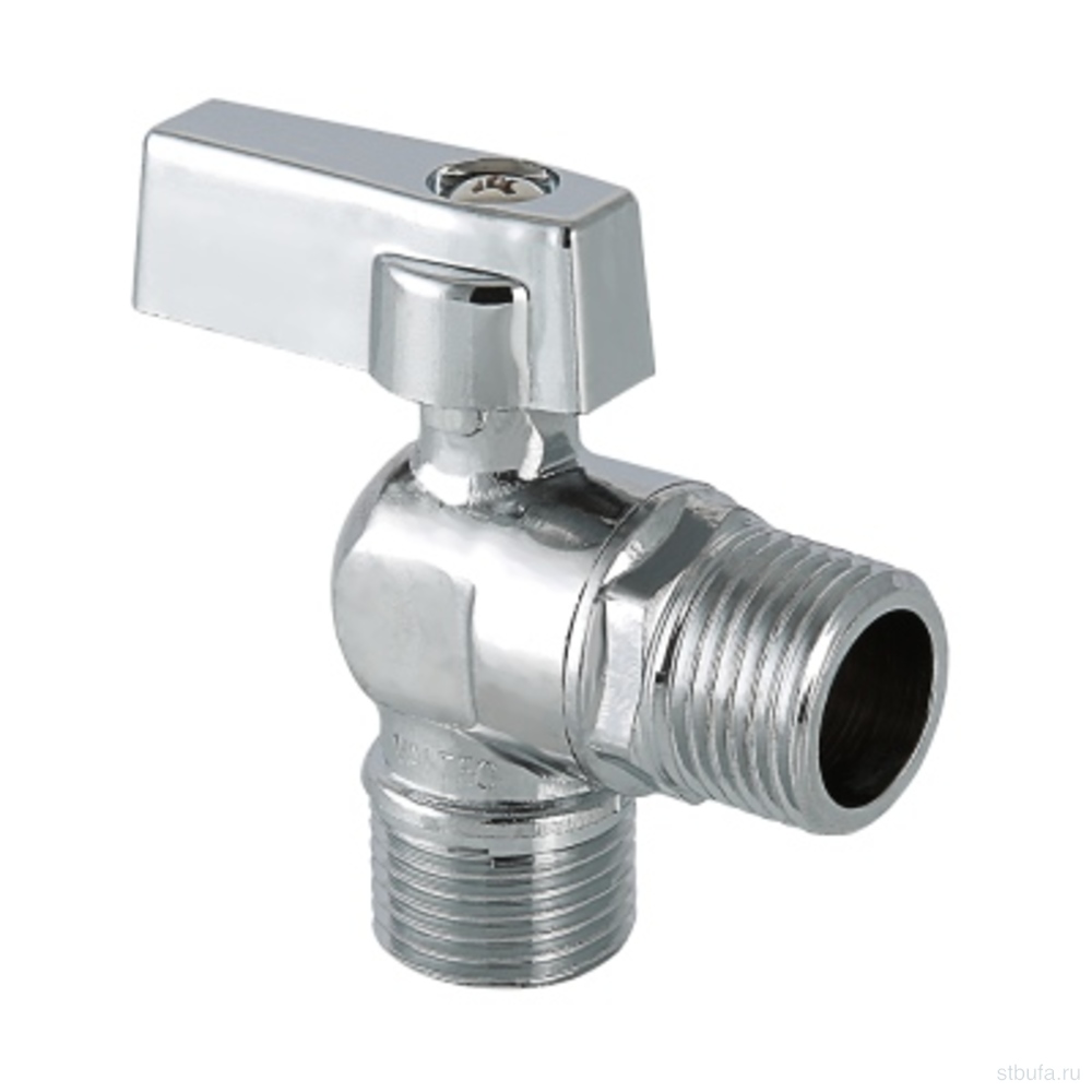 Кран шар. 1/2''*1/2" угловой для подключ.сантех приборов VALTEC