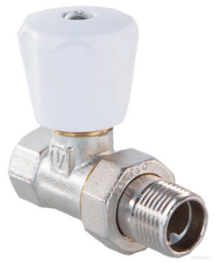 Клапан ручной(компактный) 3/4'' для радиатора прямой, VALTEC