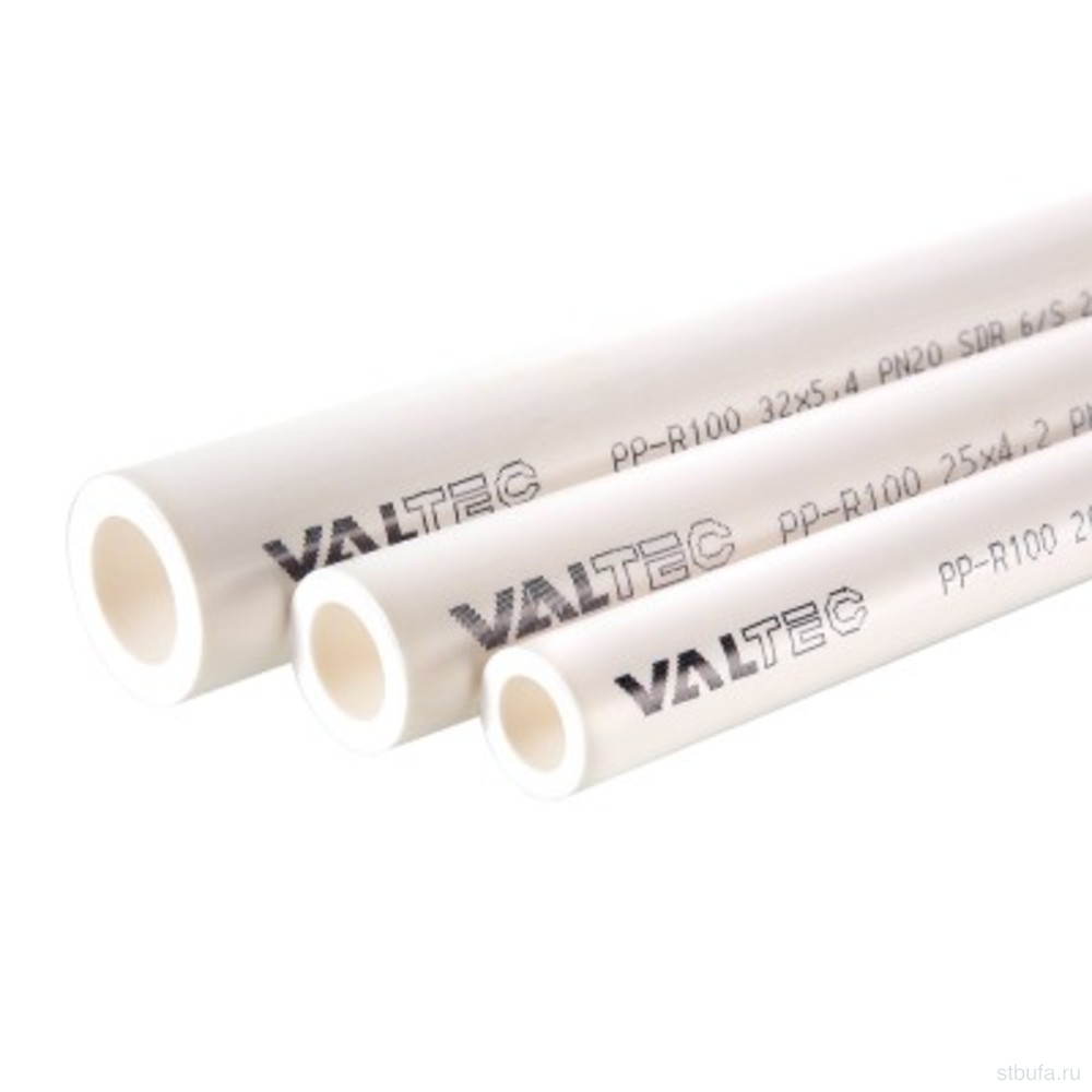 Труба PP-R VALTEC PN25 d25*4.2мм белый (4м) (80)
