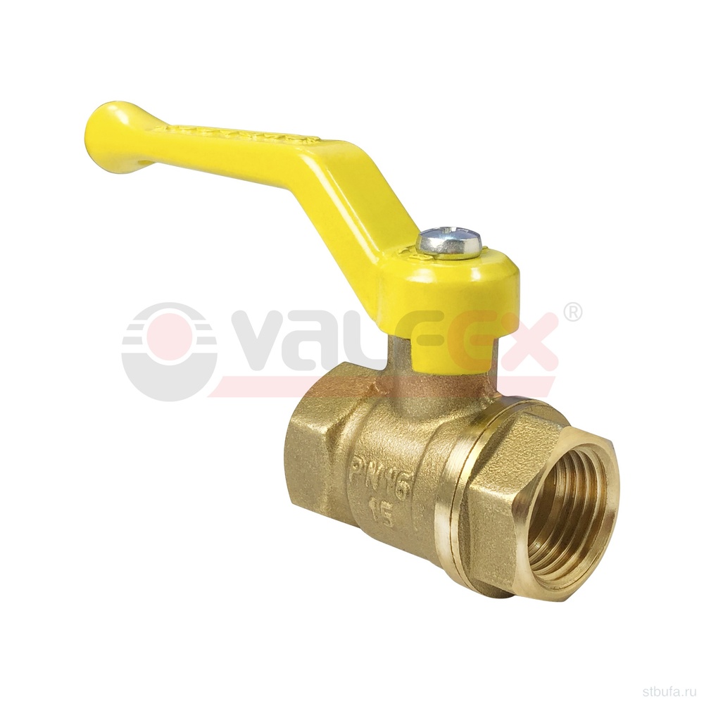 Кран шар. ГАЗ 1 1/2" г/г ручка 11Б27фтМ (8/2) VALFEX