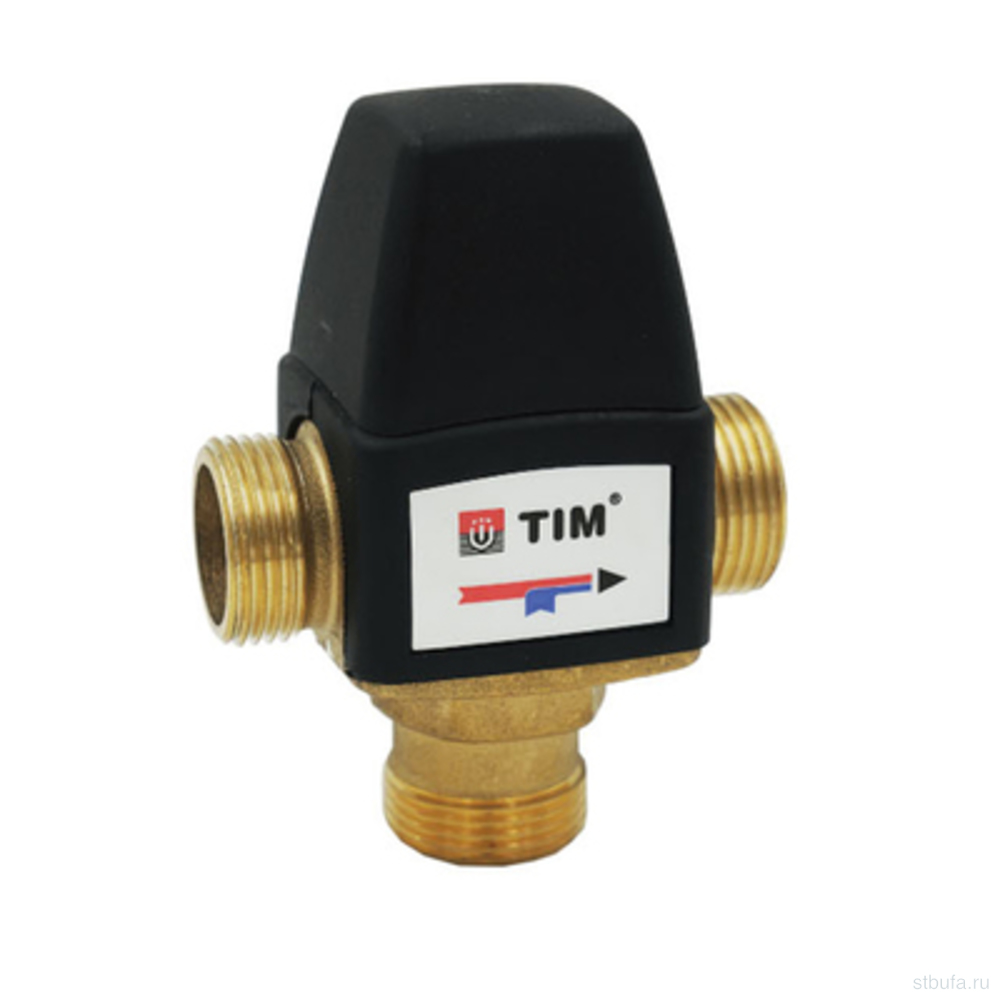 Клапан термост, универс 1/2" (35-60°C) TIM