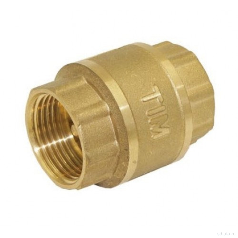 Обратный клапан с металл. штоком 1/2"г/г TIM (1/120)