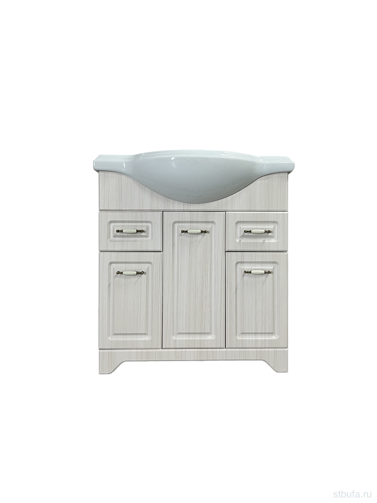 Умывальник Классик 1050 + тумба "Олеандр-2 1050 с 2 ящиками" Style Line ГОСТ ЛЮКС РЕЛЬЕФ ПАСТЕЛЬ