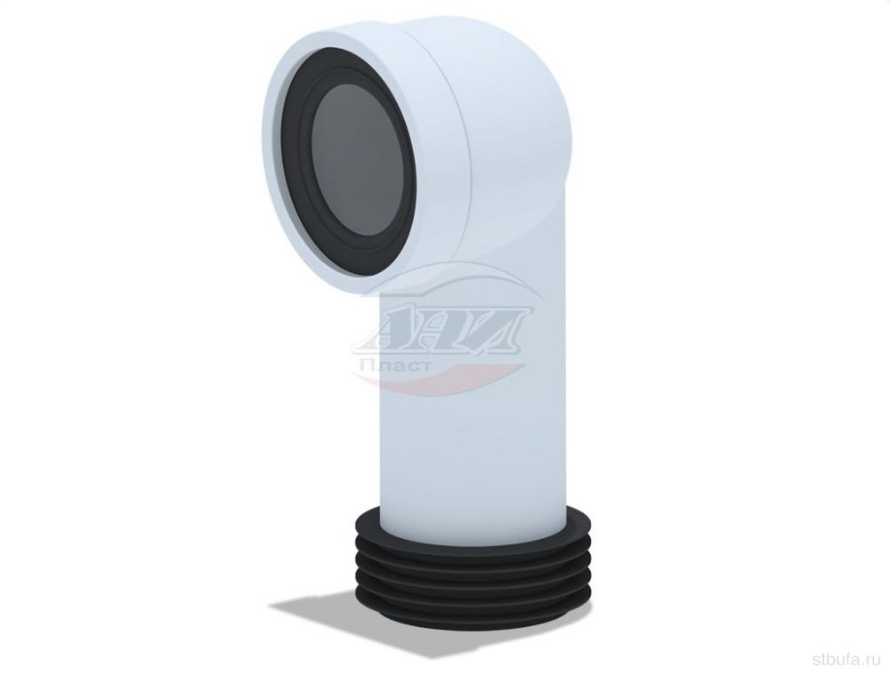 Труба фановая 110*90 град с гребенкой W9228 Ani (20)