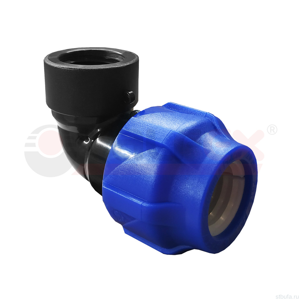 ПНД Отвод компрессионный с в/р 32*3/4 (75/15) Valfex