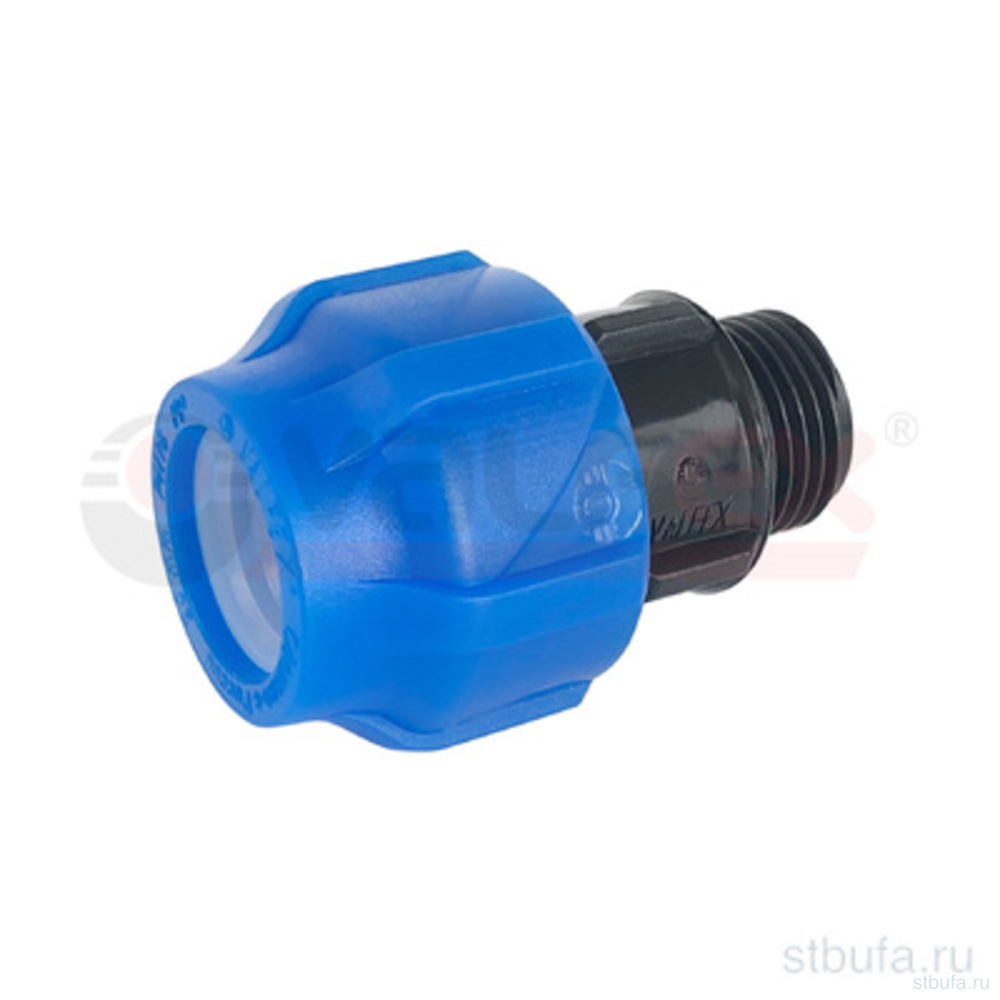 ПНД Муфта компр. соединительная с н/р 50*1 1/4" (30/6) Valfex