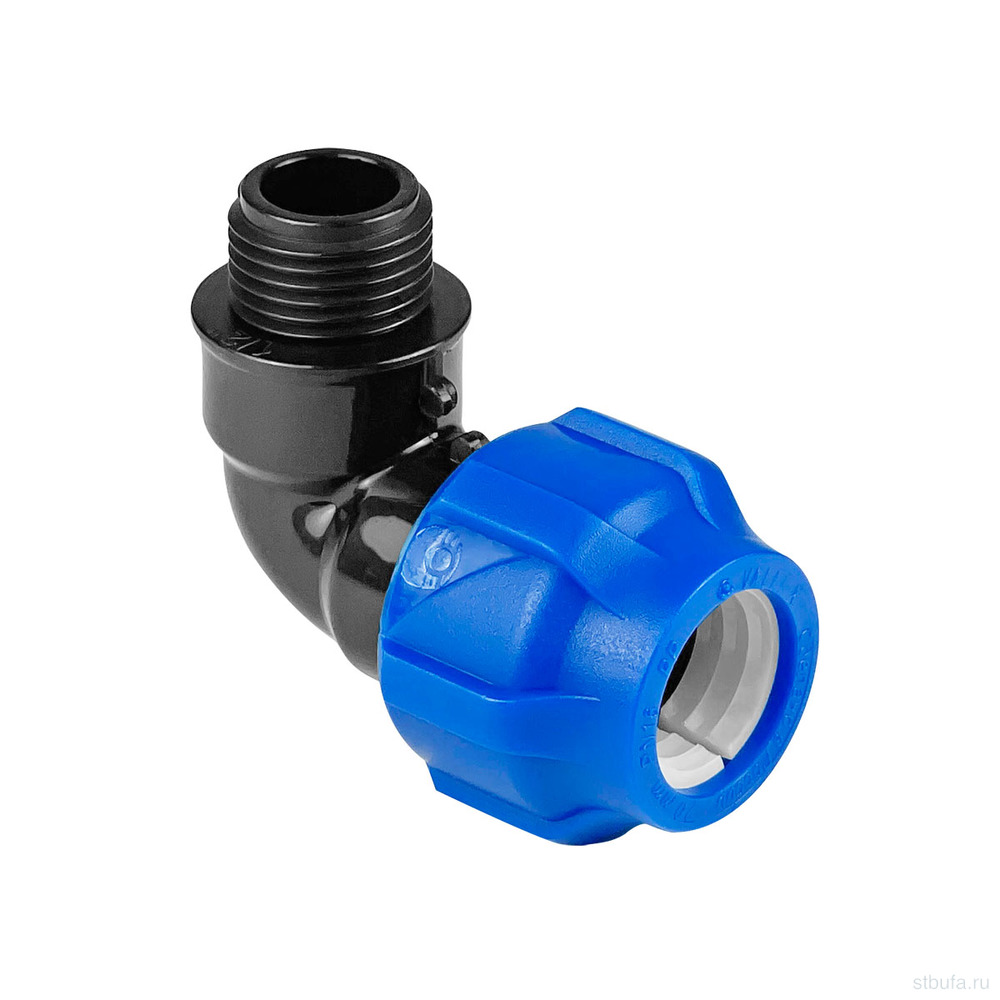 ПНД Отвод компрессионный с н/р 50*1 1/2" (20/5) Valfex