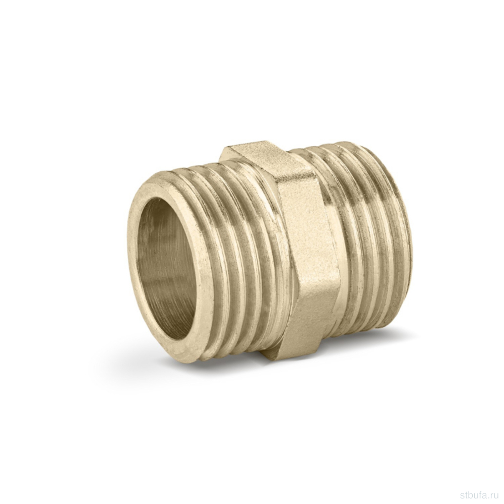 Ниппель ЛАТУНЬ 3/4'' нар/нар LD PRIDE (75)