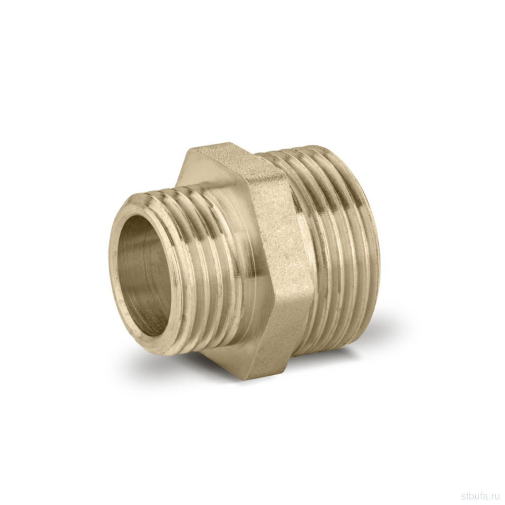 Ниппель ЛАТУНЬ переходной 3/4'' - 1/2'' нар/нар LD PRIDE (70)