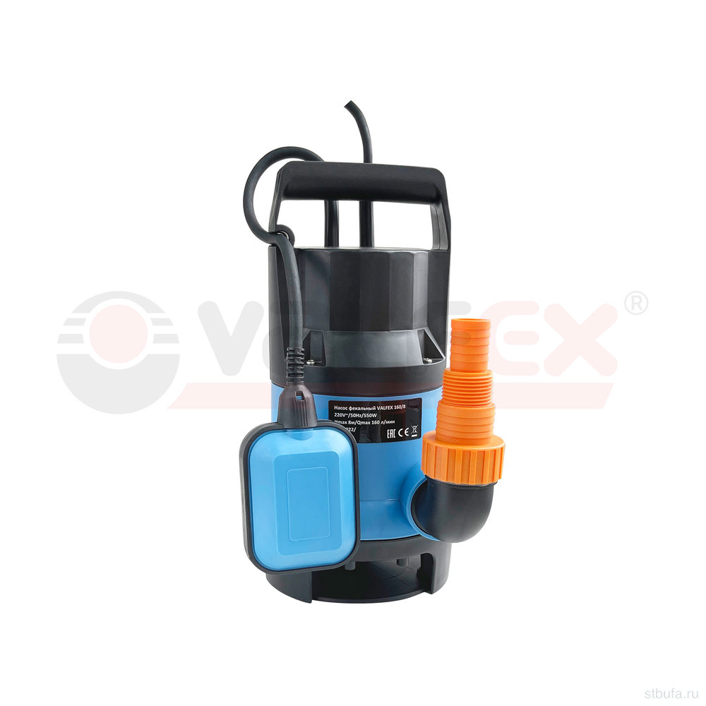 Насос фекальный 120/8 VALFEX