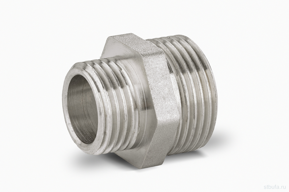 Ниппель переходной НИКЕЛЬ 3/4'' - 1/2'' нар/нар LD PRIDE (70)