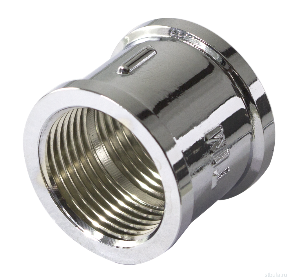 Муфта хромированная 1" г* 3/4" г TIM