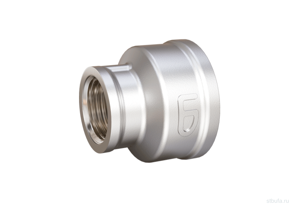 Муфта НИКЕЛЬ переходная 3/4'' - 1/2'' вн/вн LD PRIDE (60)