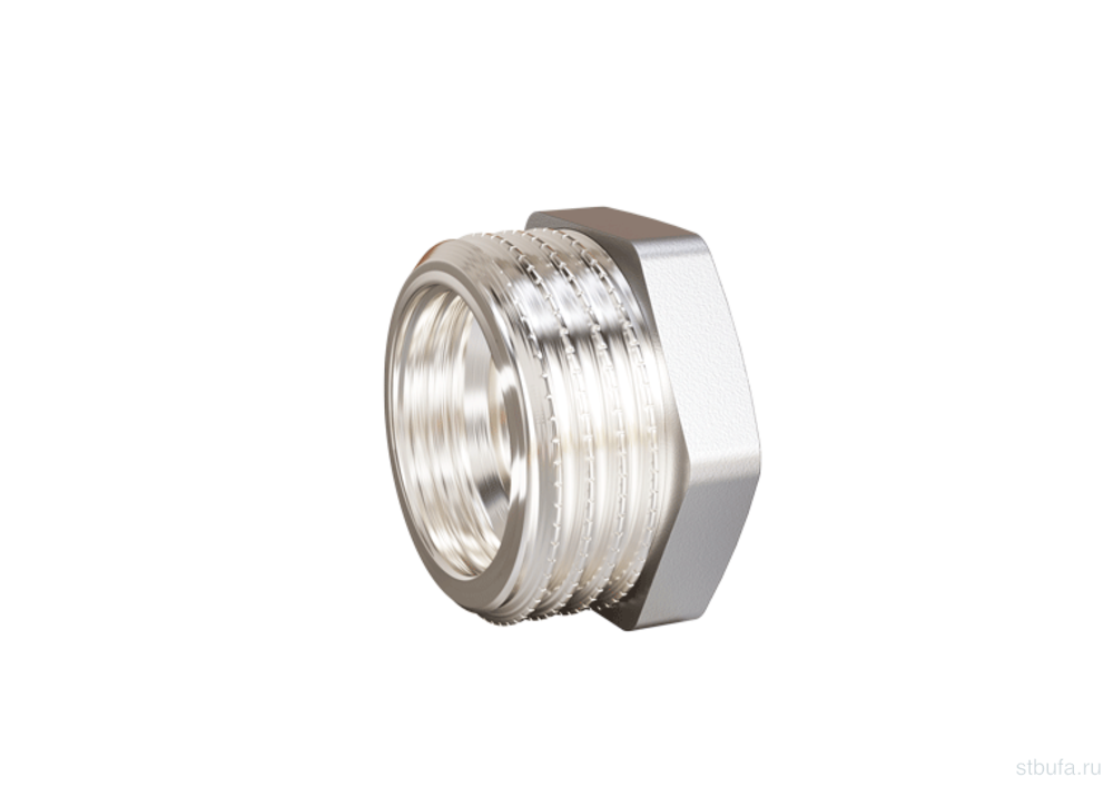 Футорка НИКЕЛЬ 3/4'' - 1/2'' нар/вн LD PRIDE (130)