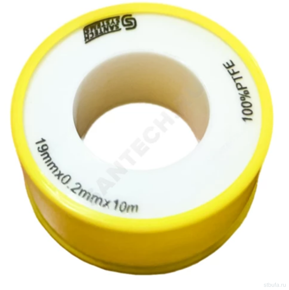 Лента ФУМ 19мм*0,2мм*15м PTFE газ SantechSystems (10)