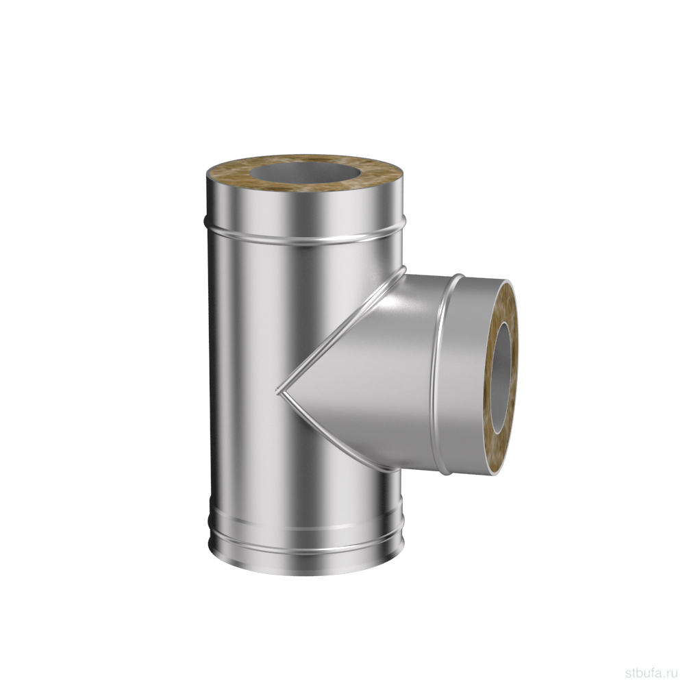 Тройник сэндвича-И 90 х 230 х 130; Оц 0.50 + AISI 430 0.50 (КОНДЕНСАТ)