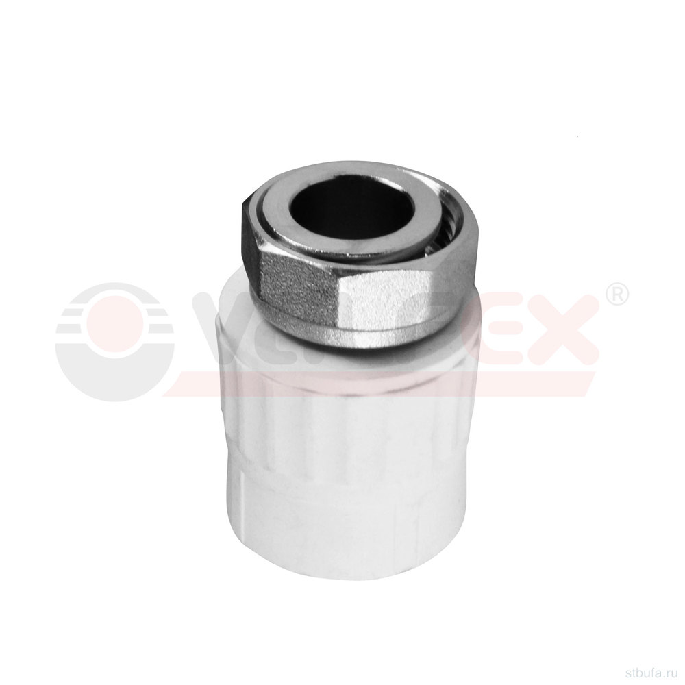 ППРС (полипропилен) Муфта с накидной гайкой D25*1, Valfex (25/100)