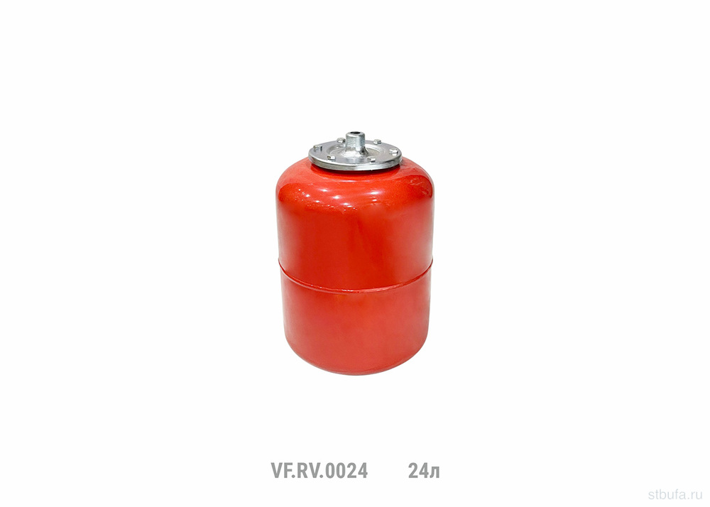 Расширительный бак верт. VALFEX .RV 24л. (КРАСНЫЙ)
