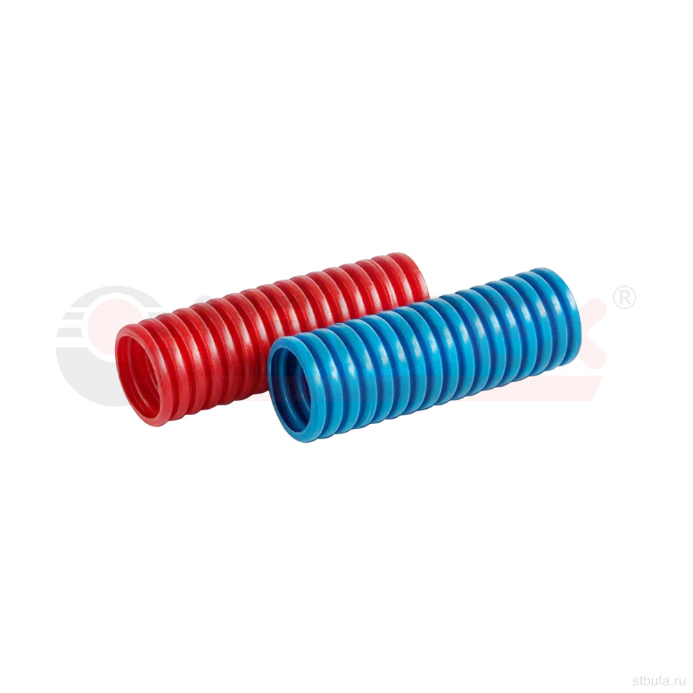 Труба Гофрированная 25*20,4 мм (50м) (VALFEX) красная