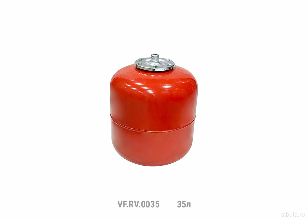 Расширительный бак верт. VALFEX .RV 35л. (КРАСНЫЙ)