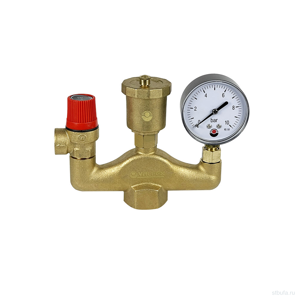 Группа безопасности латунная КЛАССИК VALFEX 3 бар (10) К