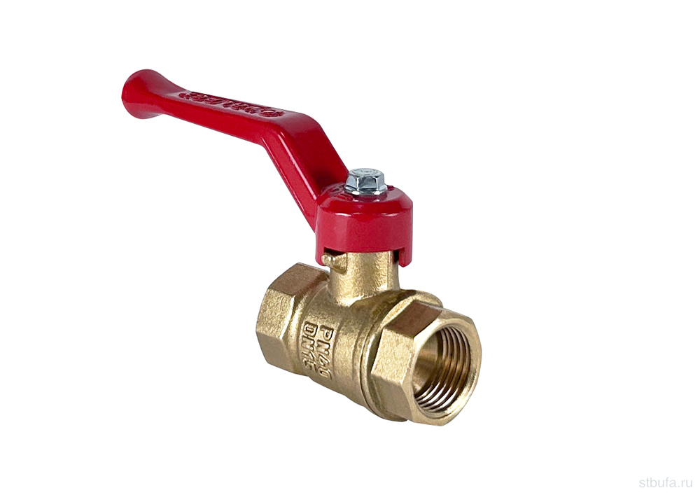 Кран шаровой латунный DeltaPro для ВОДЫ 3/4" ВР/ВР ручка, VALFEX 11Б27фт1М (72/18)