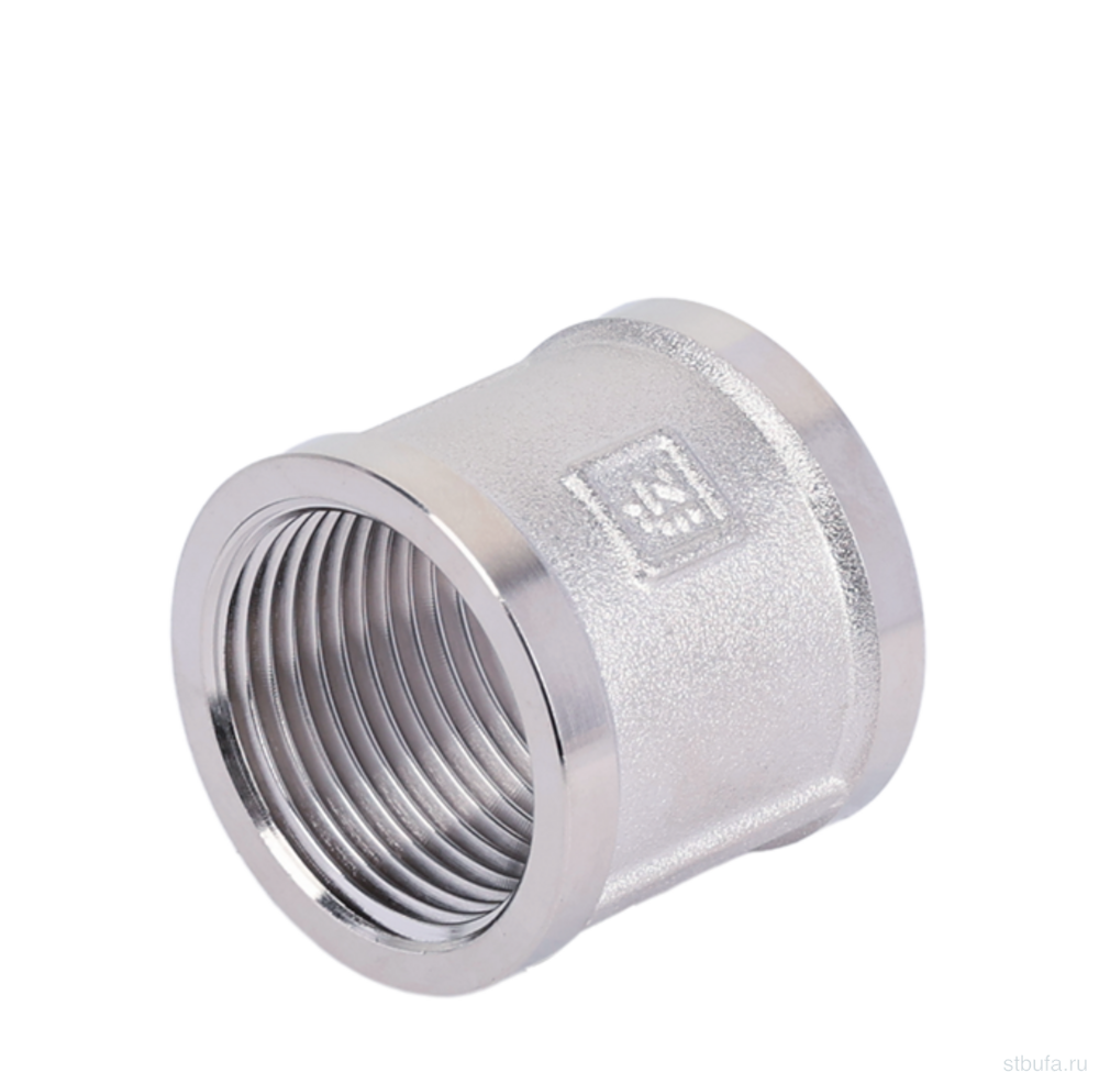 Муфта никелированная 1/2 г * 1/2 г (ZEISSLER) (10/200)