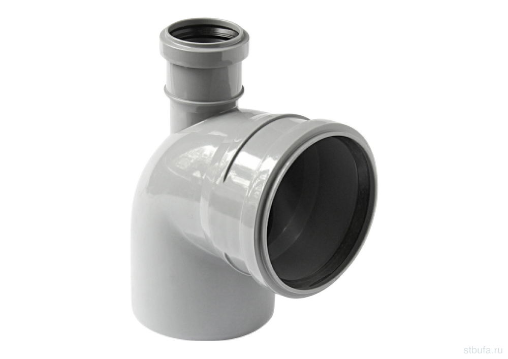 Отвод канализац. 110/50х87,5° фронт-вверх ПП Valfex (30)
