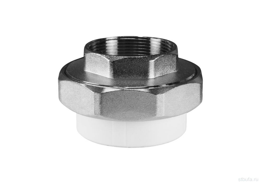 ППРС (полипропилен) Американка (муфта раз.) в/р D40*1 1/2 хр, Valfex (10/40)