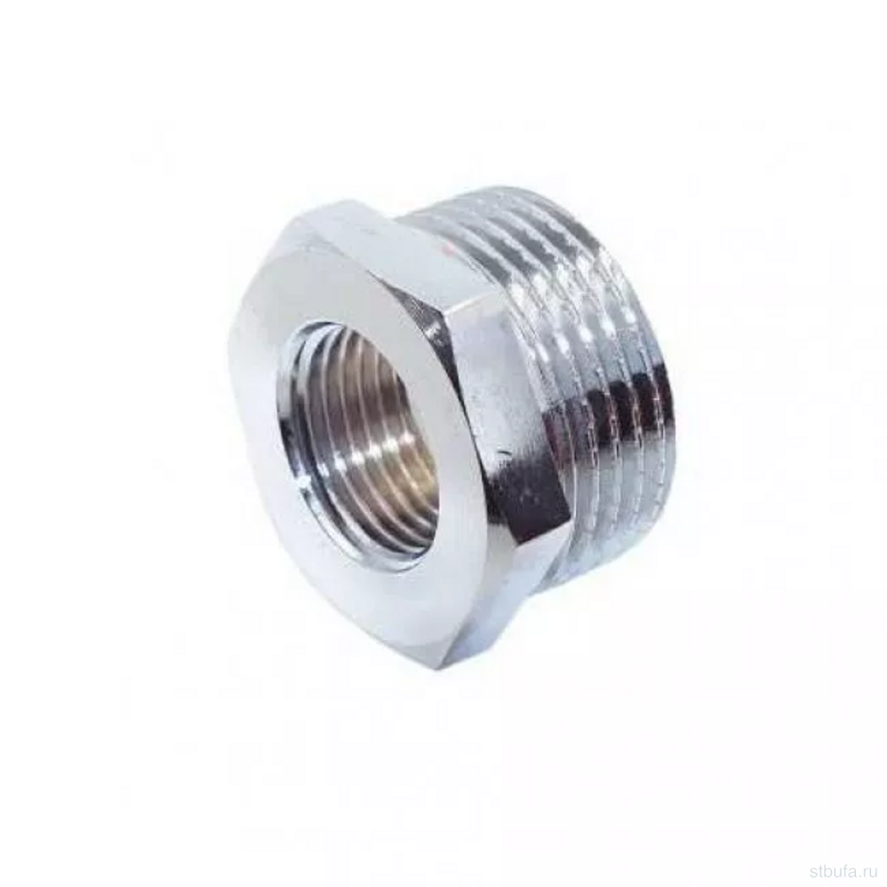 Футорка хромированная 3/4" ш *1/2" г TIM (10/240)