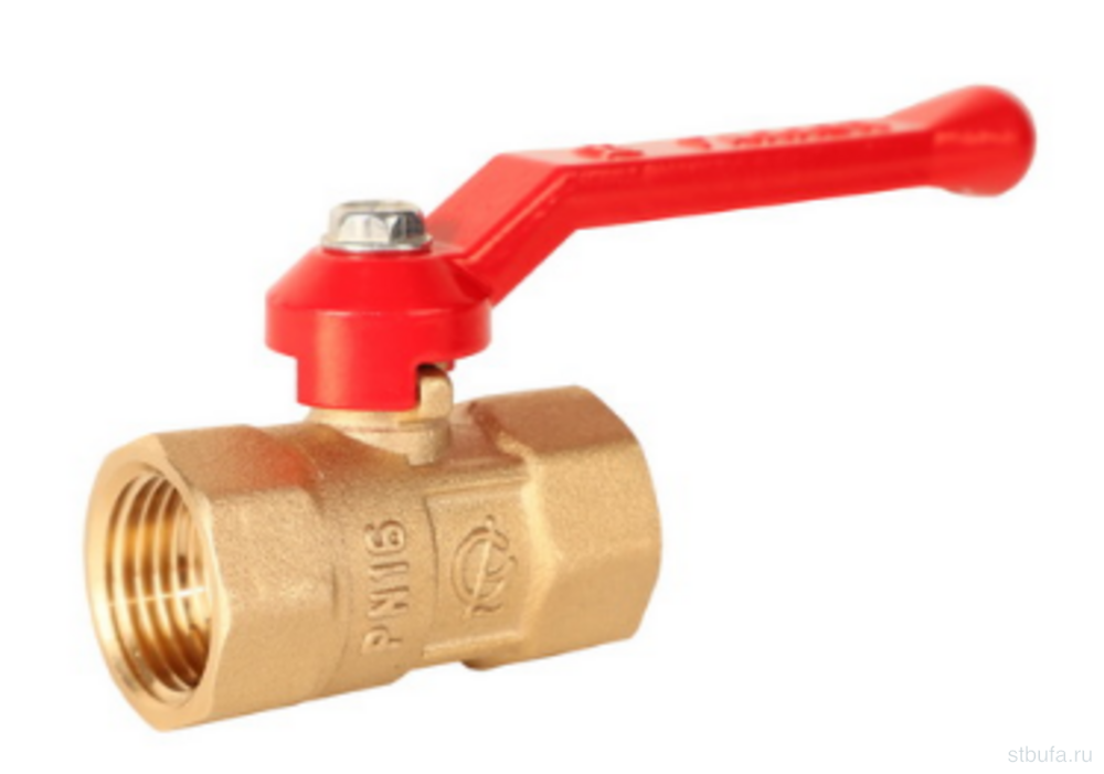 Кран шаровой ПРАКТИК 1/2" г/г рычаг 120 DN15 ГАЛЛОП (80)