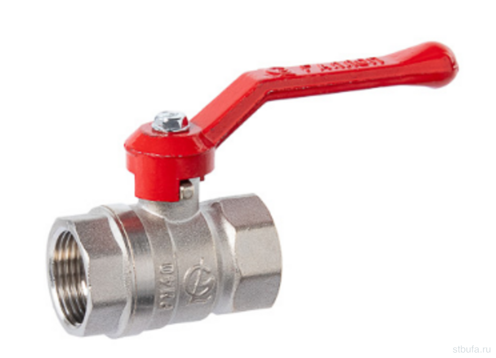 Кран шаровой 3/4" г/г рычаг Стандарт НИКЕЛЬ 220 DN20 PN40 ГАЛЛОП (50)