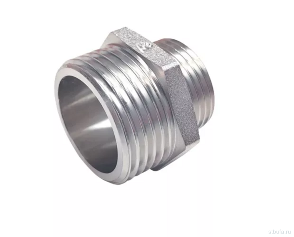 Ниппель переходной никелированный 1 1/2ш * 3/4ш (ZEISSLER) (5/70)