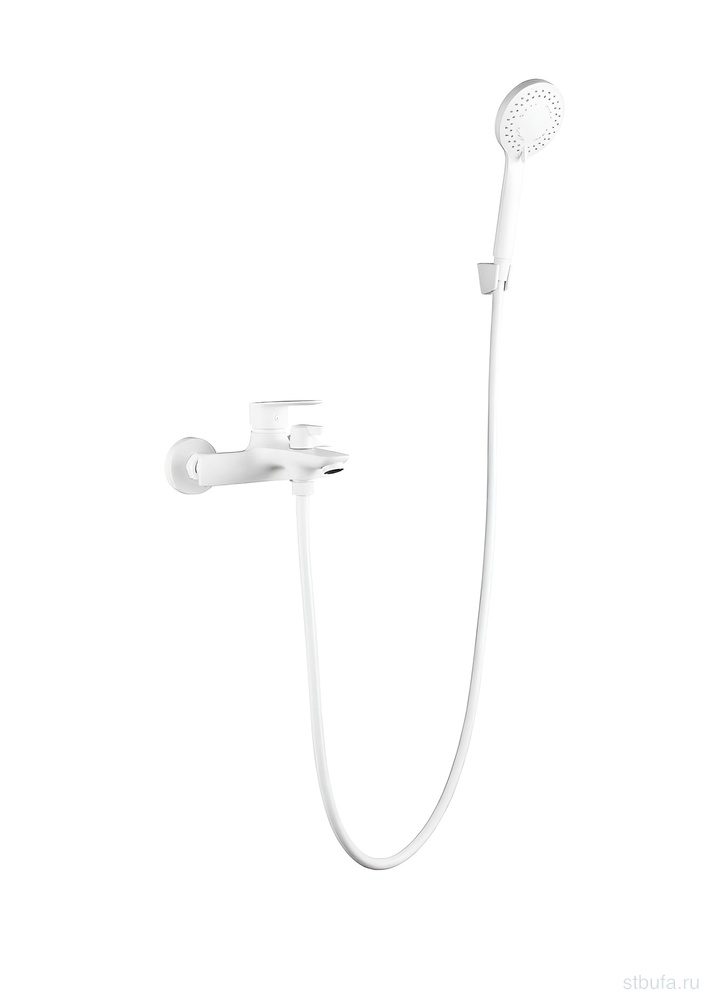 Смеситель для ванны с душем TSARSBERG TSB-25W-01 тип См-ВОРНШлА Белый (1/10)