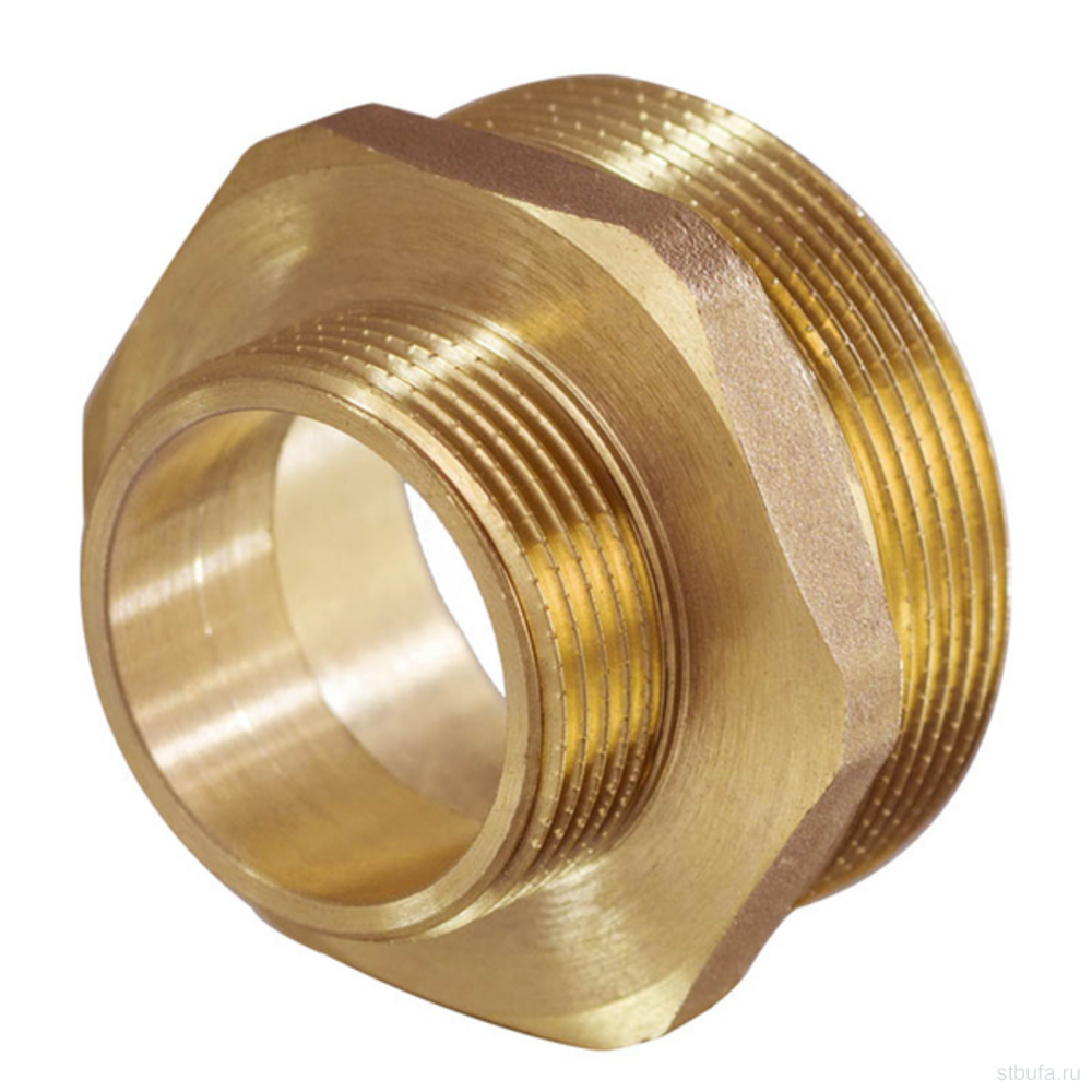 Бочонок переходной. Латунный 1/2"ш* 1"ш TiM (10/120)