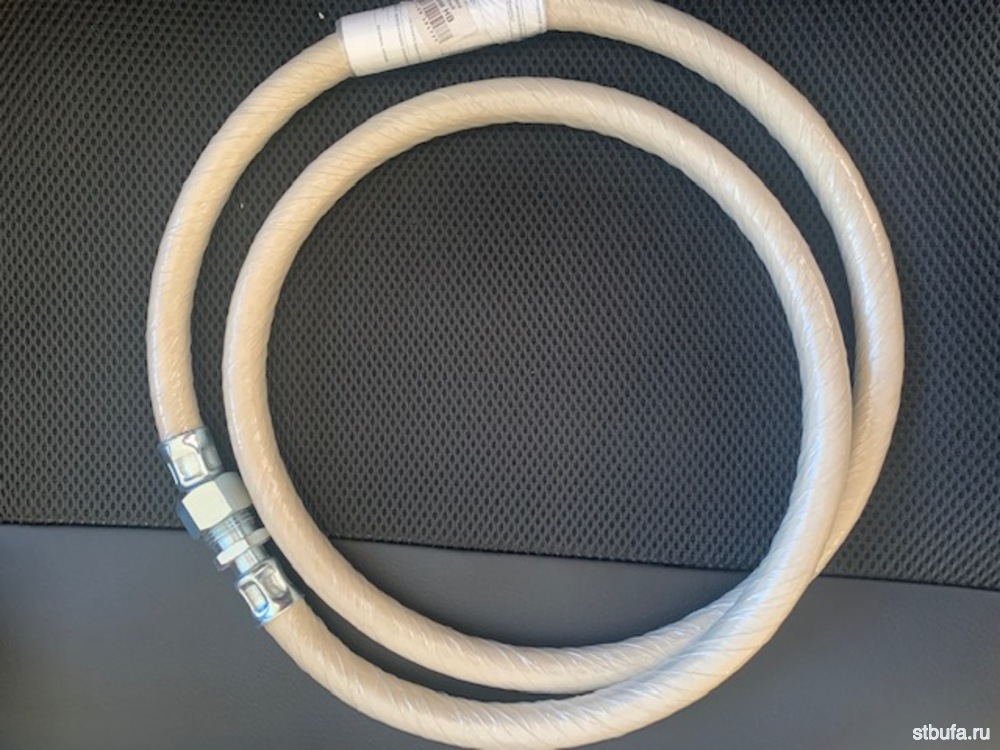 Шланг газовый L-3,0м, тип г1/2-г1/2, БЕЛЫЙ Беларусь (10/40)