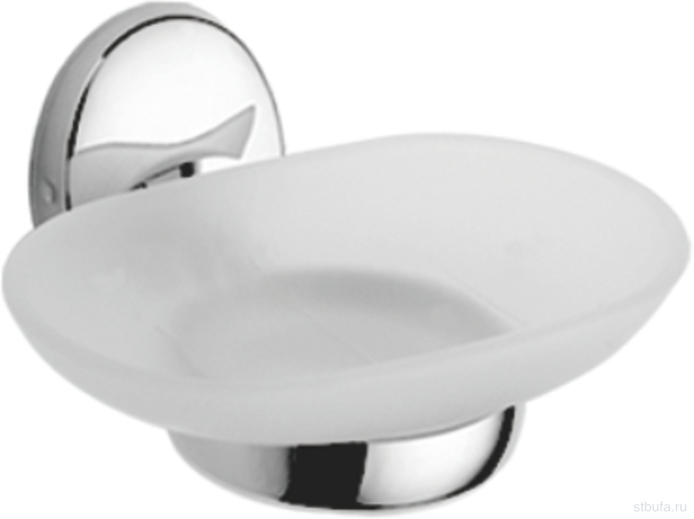 Мыльница настенная (стекло) LEDEME L3302, хром (1)