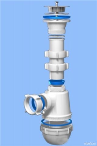Сифон 1 1/2" * 40 Ani Грот (А0100) (40)
